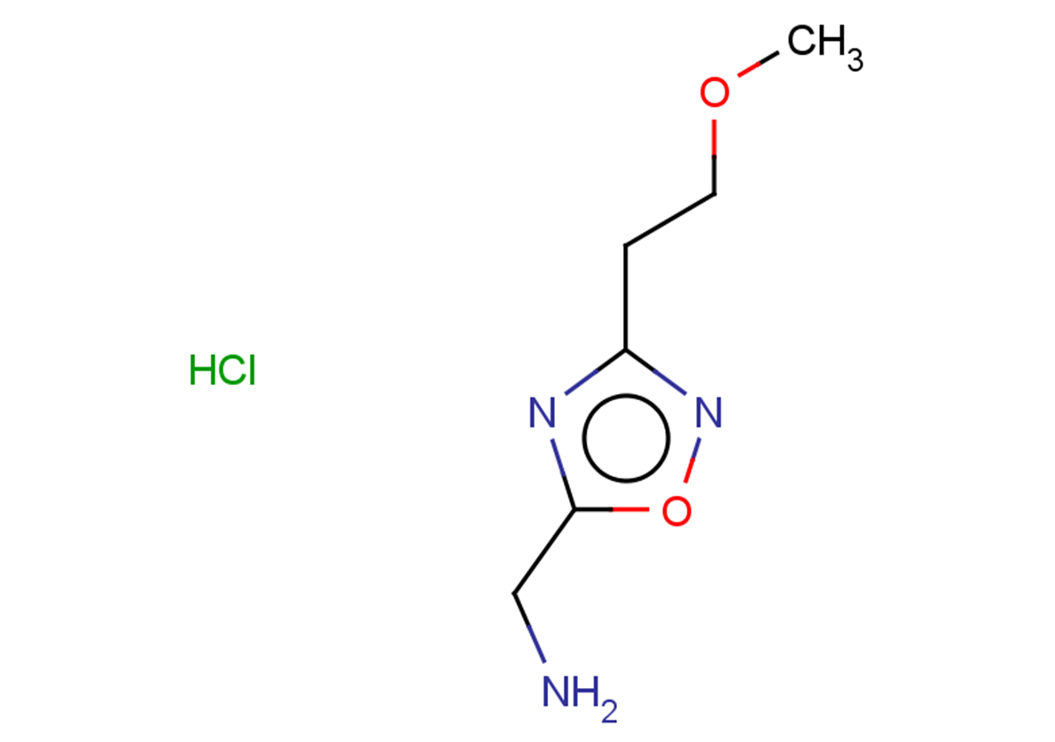 1-[3-(2-methoxyethyl)-1,2,4-oxadiazol-5-yl]methanamine hydrochloride