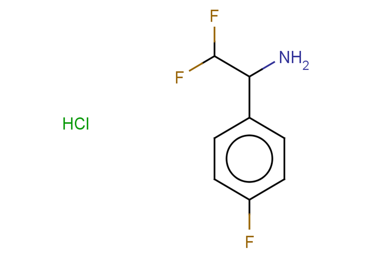 2,2-difluoro-1-(4-fluorophenyl)ethan-1-amine hydrochloride