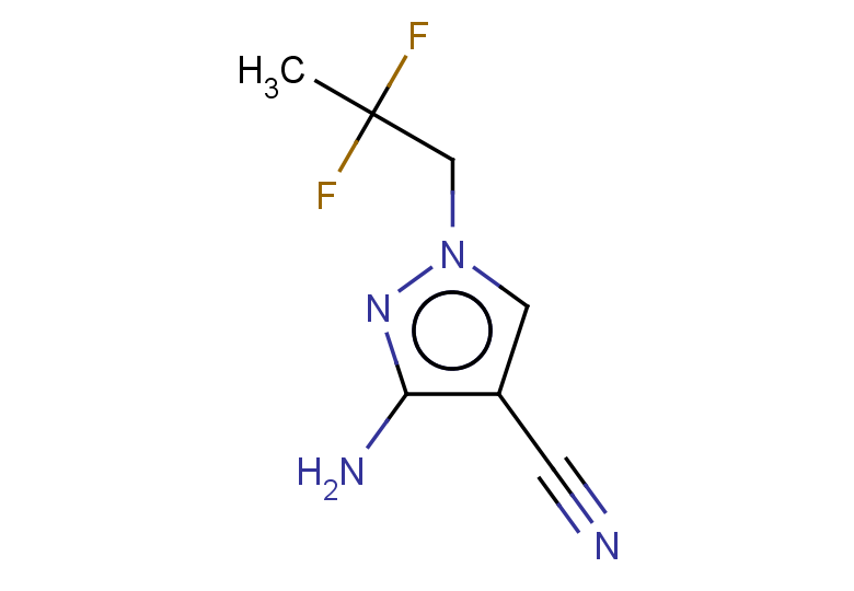 3-amino-1-(2,2-difluoropropyl)-1H-pyrazole-4-carbonitrile