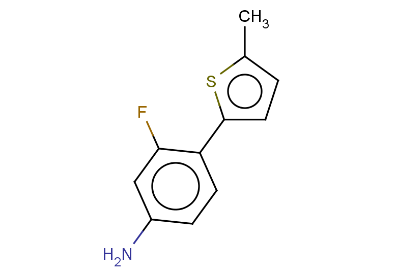 3-fluoro-4-(5-methylthiophen-2-yl)aniline