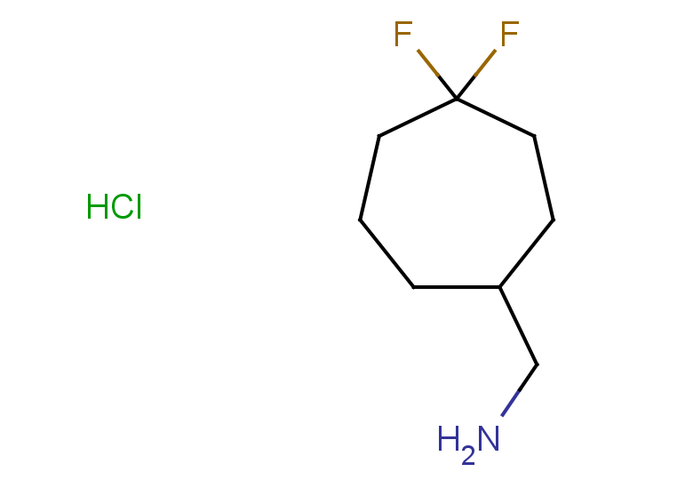 (4,4-difluorocycloheptyl)methanamine hydrochloride