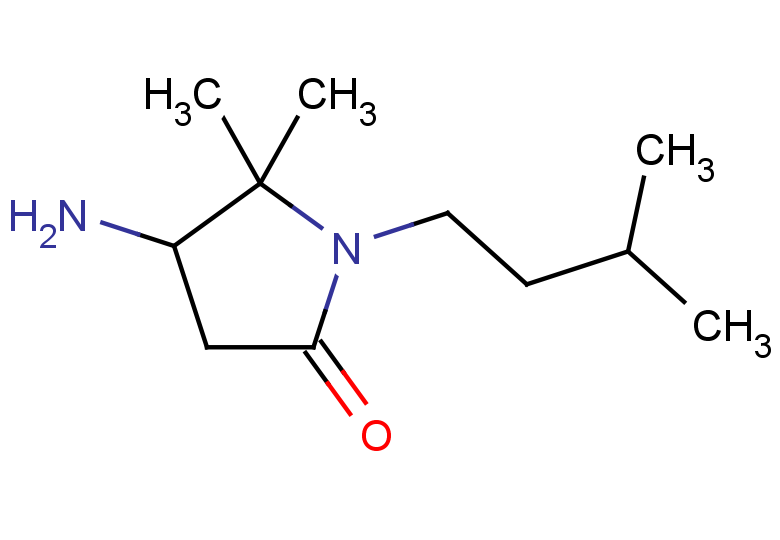 4-amino-5,5-dimethyl-1-(3-methylbutyl)pyrrolidin-2-one