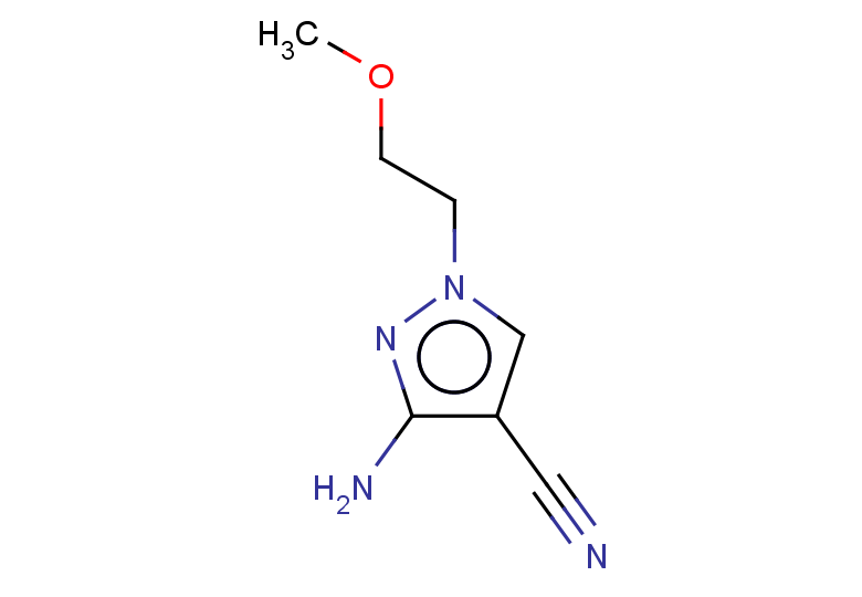 3-amino-1-(2-methoxyethyl)-1H-pyrazole-4-carbonitrile