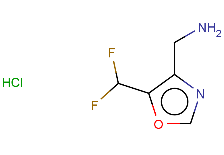 [5-(difluoromethyl)-1,3-oxazol-4-yl]methanamine hydrochloride