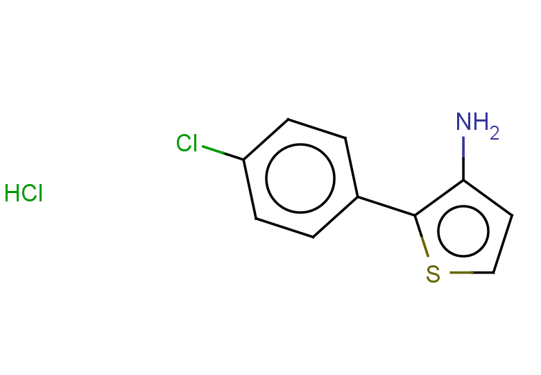 2-(4-chlorophenyl)thiophen-3-amine hydrochloride