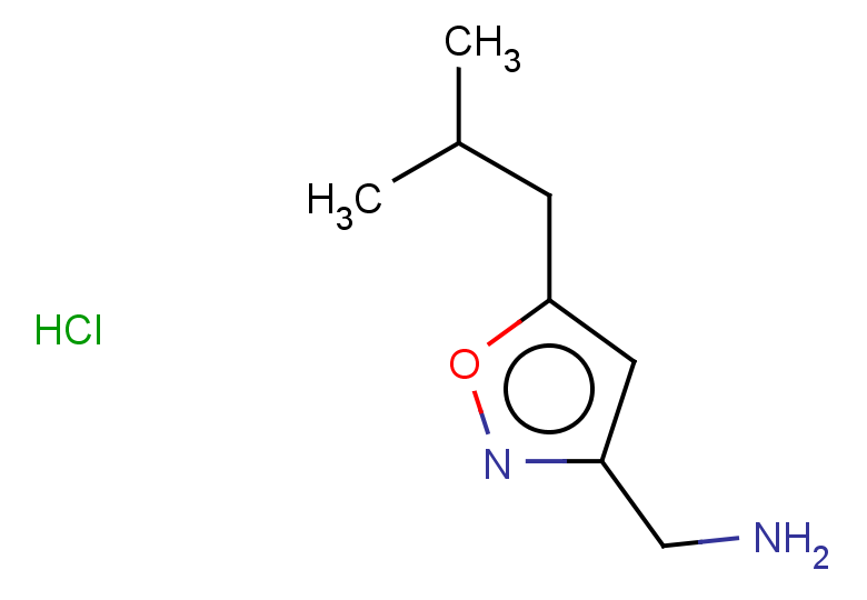 [5-(2-methylpropyl)-1,2-oxazol-3-yl]methanamine hydrochloride