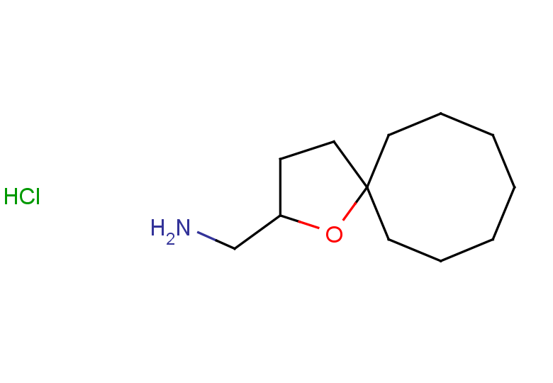 {1-oxaspiro[4.7]dodecan-2-yl}methanamine hydrochloride