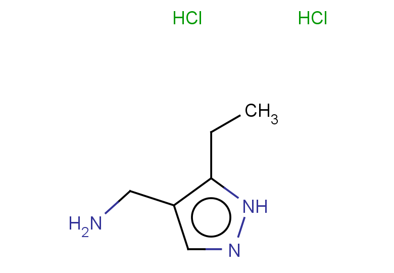 1-(5-ethyl-1H-pyrazol-4-yl)methanamine dihydrochloride