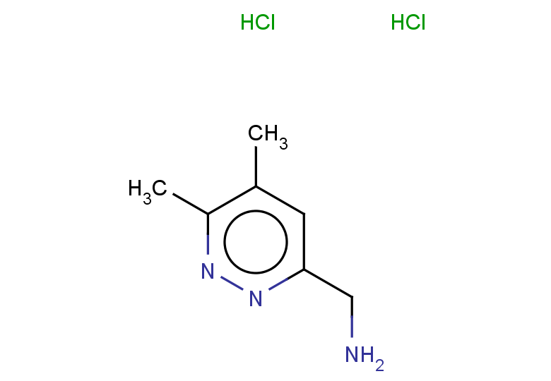1-(5,6-dimethylpyridazin-3-yl)methanamine dihydrochloride