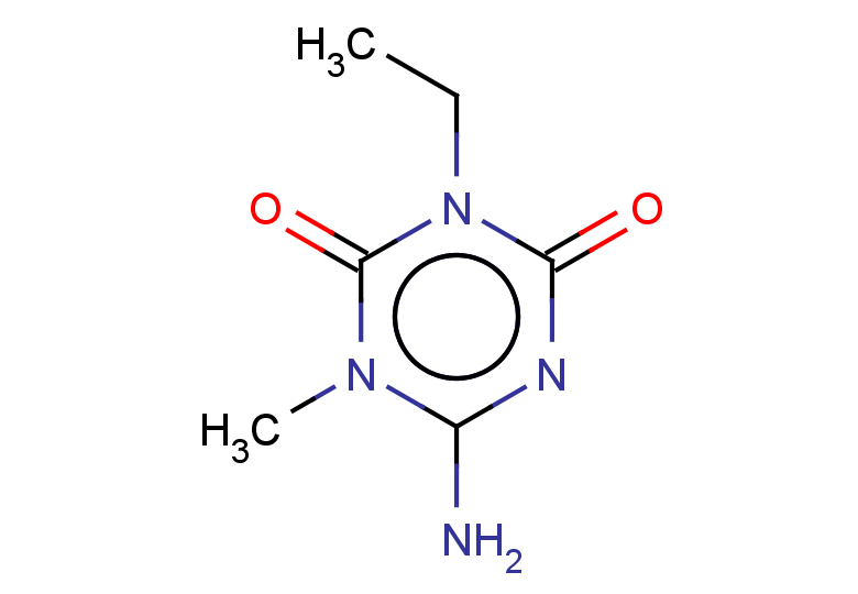 6-amino-3-ethyl-1-methyl-1,2,3,4-tetrahydro-1,3,5-triazine-2,4-dione