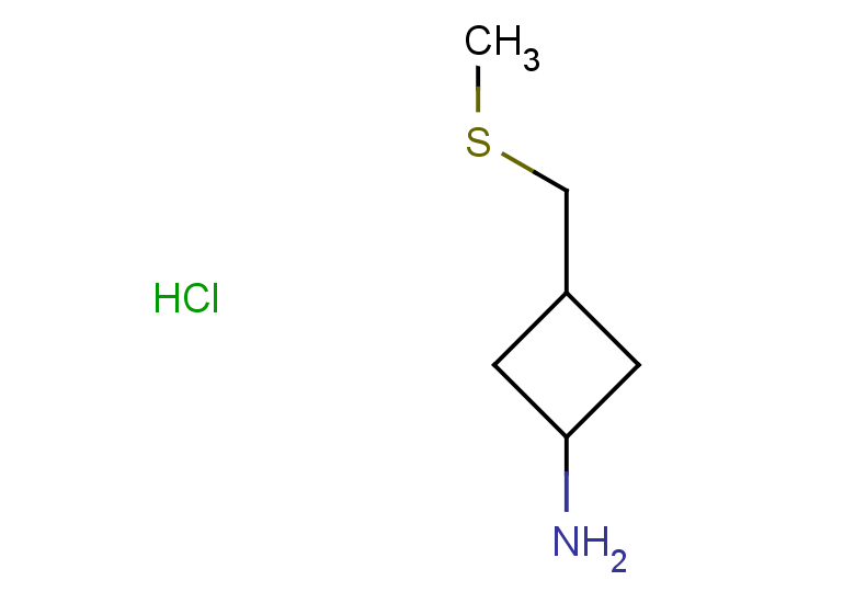 3-[(methylsulfanyl)methyl]cyclobutan-1-amine hydrochloride