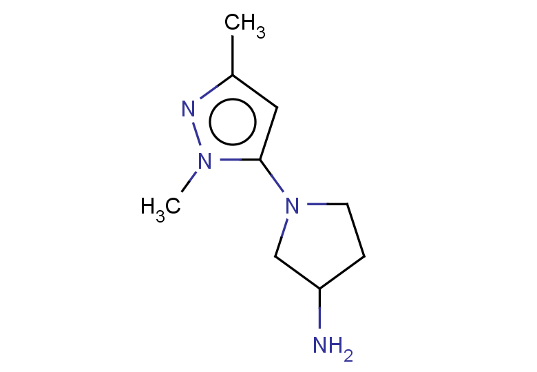 1-(1,3-dimethyl-1H-pyrazol-5-yl)pyrrolidin-3-amine