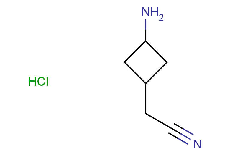 2-(3-aminocyclobutyl)acetonitrile hydrochloride