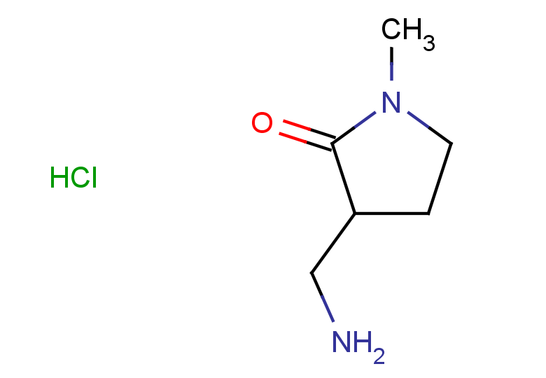 3-(aminomethyl)-1-methylpyrrolidin-2-one hydrochloride