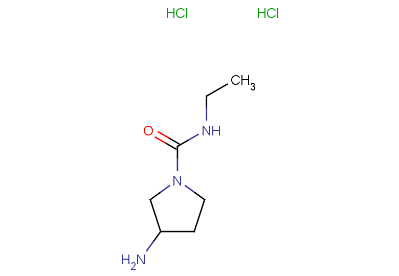3-amino-N-ethylpyrrolidine-1-carboxamide dihydrochloride