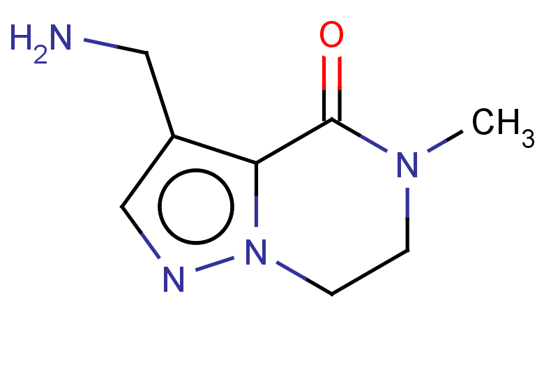 3-(aminomethyl)-5-methyl-4H,5H,6H,7H-pyrazolo[1,5-a]pyrazin-4-one