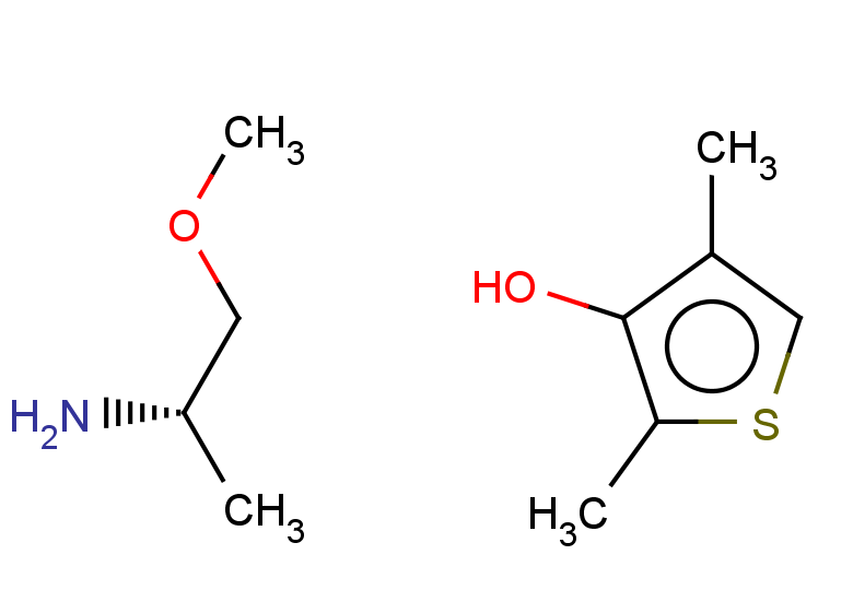 2,4-dimethylthiophen-3-ol (2S)-1-methoxypropan-2-amine