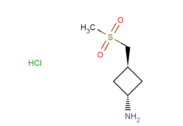 3-(methanesulfonylmethyl)cyclobutan-1-amine hydrochloride