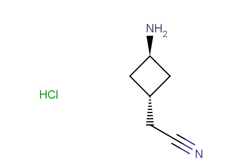 2-(3-aminocyclobutyl)acetonitrile hydrochloride
