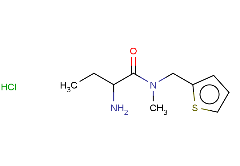2-amino-N-methyl-N-(thiophen-2-ylmethyl)butanamide hydrochloride