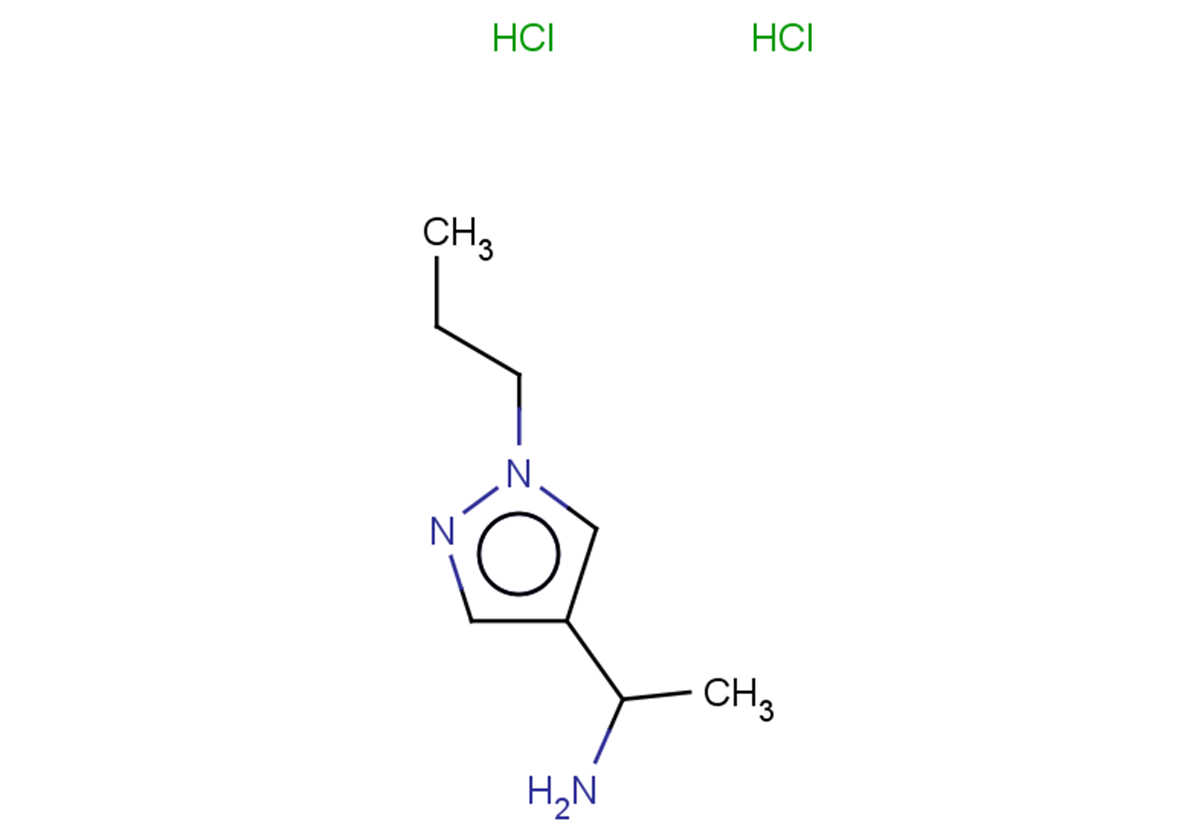 1-(1-propyl-1H-pyrazol-4-yl)ethan-1-amine dihydrochloride