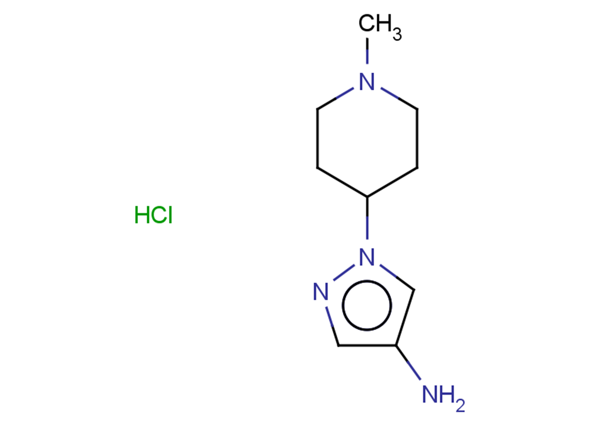 1-(1-methylpiperidin-4-yl)-1H-pyrazol-4-amine hydrochloride