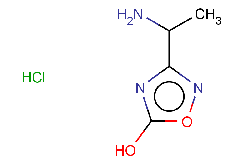 3-(1-aminoethyl)-1,2,4-oxadiazol-5-ol hydrochloride