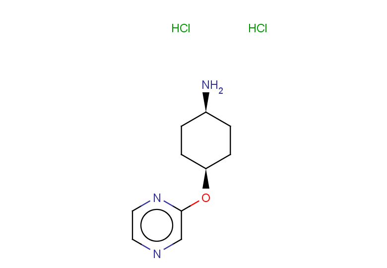 4-(pyrazin-2-yloxy)cyclohexan-1-amine dihydrochloride