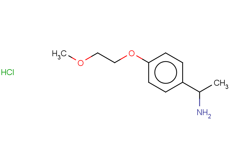 1-[4-(2-methoxyethoxy)phenyl]ethan-1-amine hydrochloride