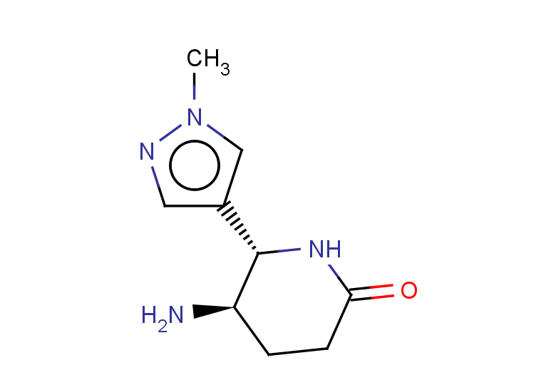 rac-(5R,6S)-5-amino-6-(1-methyl-1H-pyrazol-4-yl)piperidin-2-one, trans