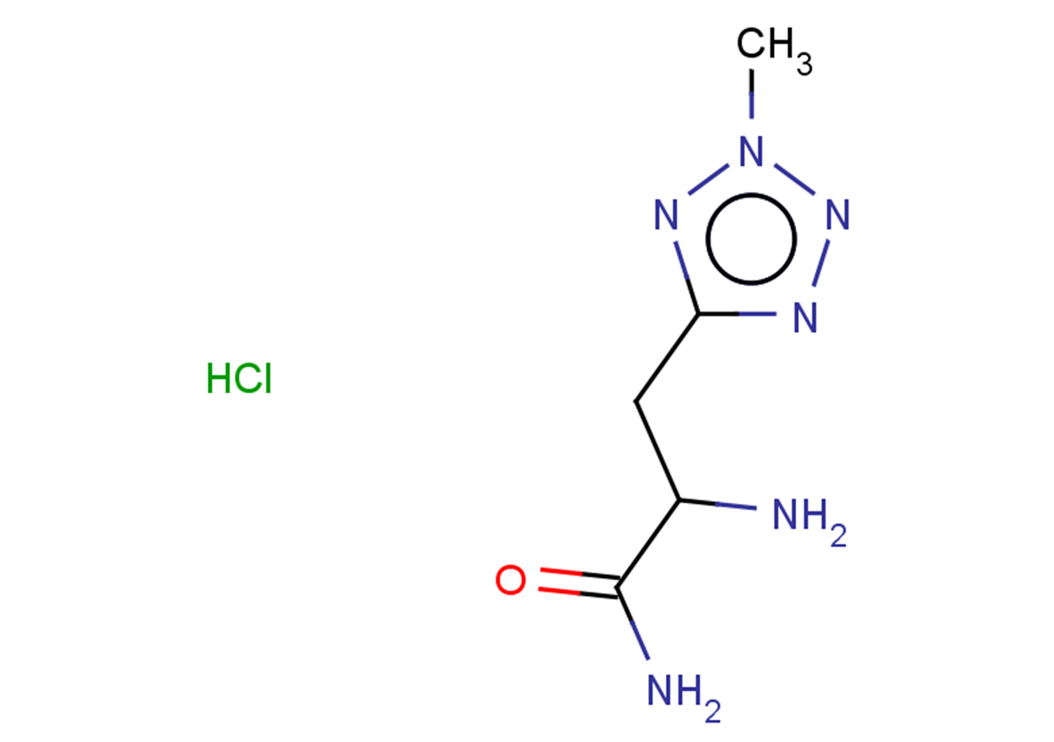 2-amino-3-(2-methyl-2H-1,2,3,4-tetrazol-5-yl)propanamide hydrochloride