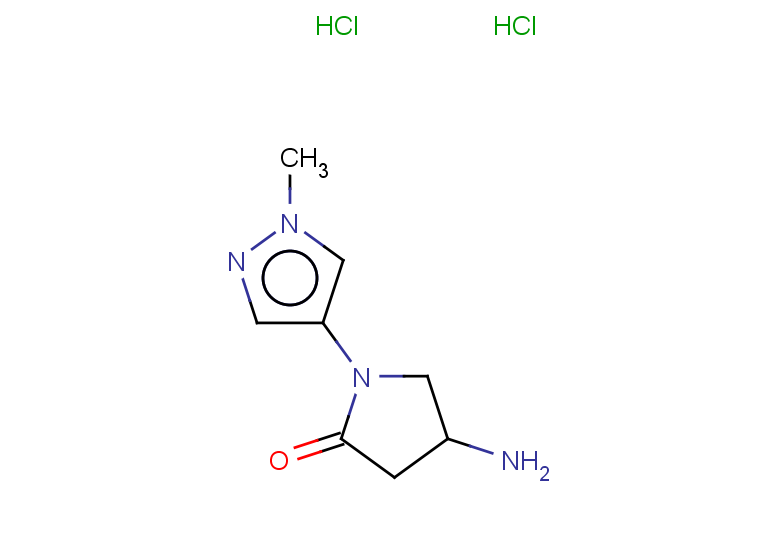 4-amino-1-(1-methyl-1H-pyrazol-4-yl)pyrrolidin-2-one dihydrochloride