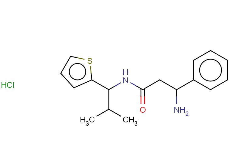 3-amino-N-[2-methyl-1-(thiophen-2-yl)propyl]-3-phenylpropanamide hydrochloride