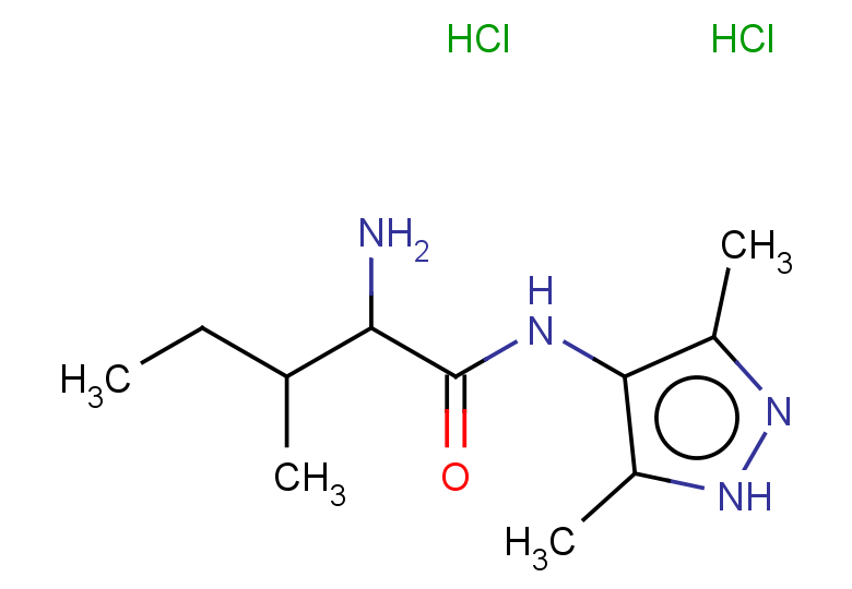2-amino-N-(3,5-dimethyl-1H-pyrazol-4-yl)-3-methylpentanamide dihydrochloride