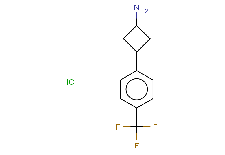 3-[4-(trifluoromethyl)phenyl]cyclobutan-1-amine hydrochloride