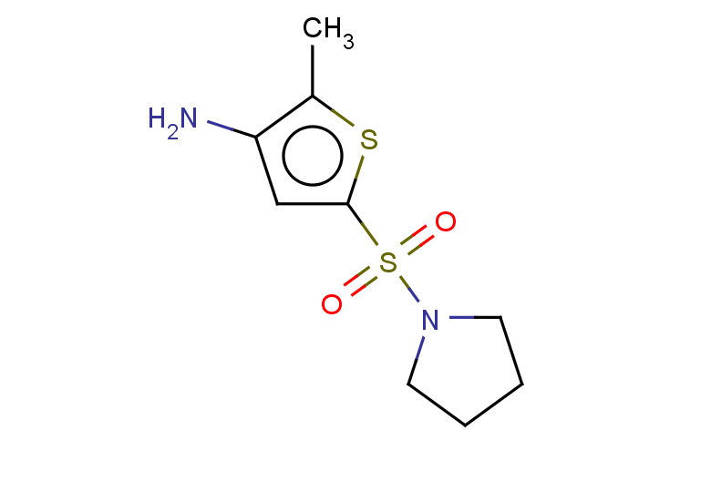 2-methyl-5-(pyrrolidine-1-sulfonyl)thiophen-3-amine