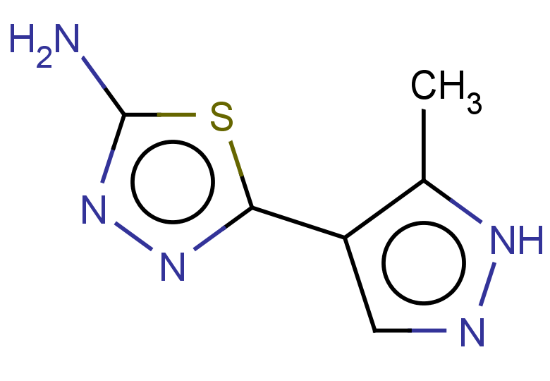 5-(5-methyl-1H-pyrazol-4-yl)-1,3,4-thiadiazol-2-amine