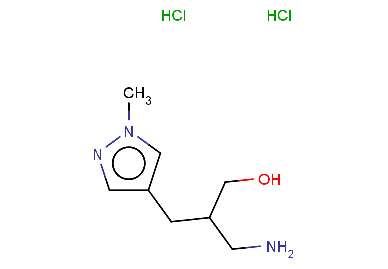 3-amino-2-[(1-methyl-1H-pyrazol-4-yl)methyl]propan-1-ol dihydrochloride