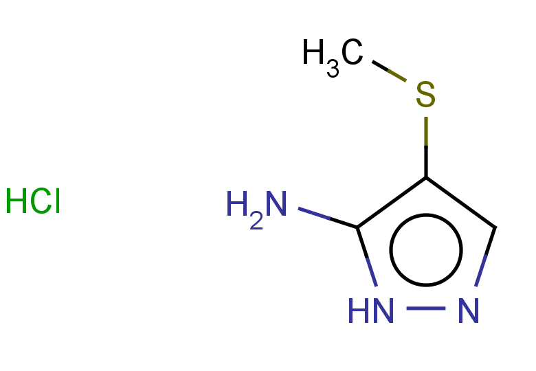 4-(methylsulfanyl)-1H-pyrazol-5-amine hydrochloride
