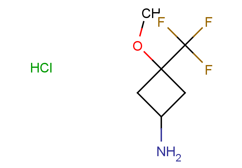 3-methoxy-3-(trifluoromethyl)cyclobutan-1-amine hydrochloride