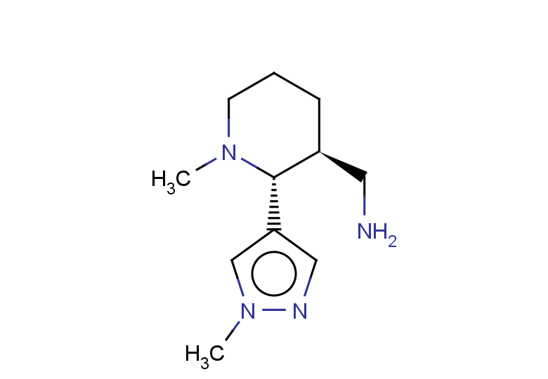rac-1-[(2R,3S)-1-methyl-2-(1-methyl-1H-pyrazol-4-yl)piperidin-3-yl]methanamine, trans