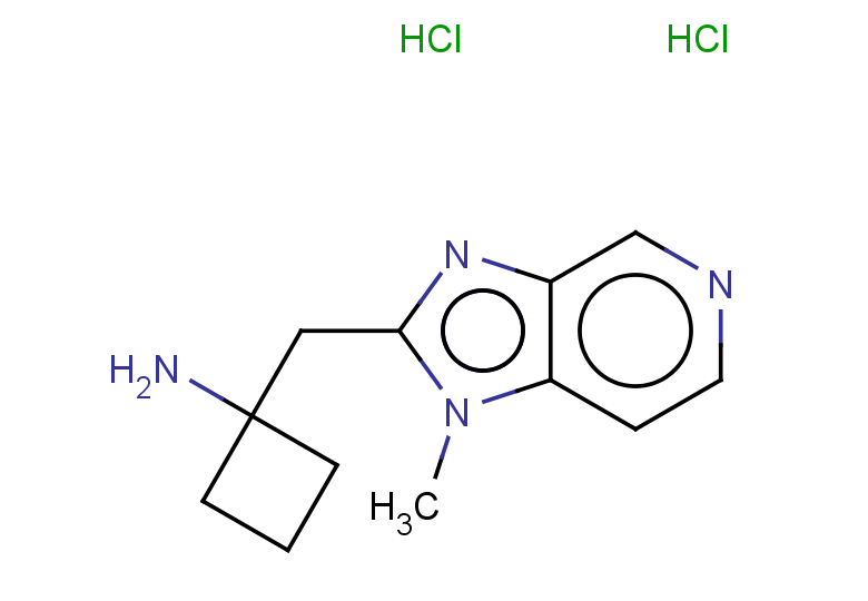 1-({1-methyl-1H-imidazo[4,5-c]pyridin-2-yl}methyl)cyclobutan-1-amine dihydrochloride