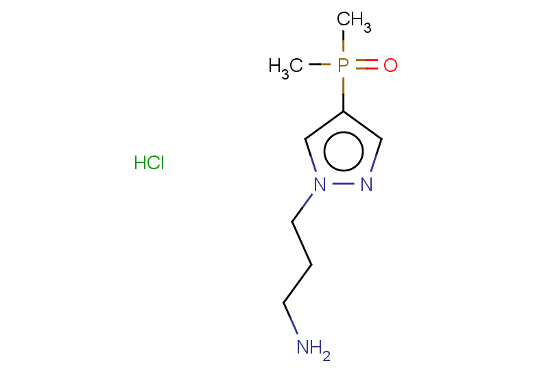3-[4-(dimethylphosphoryl)-1H-pyrazol-1-yl]propan-1-amine hydrochloride