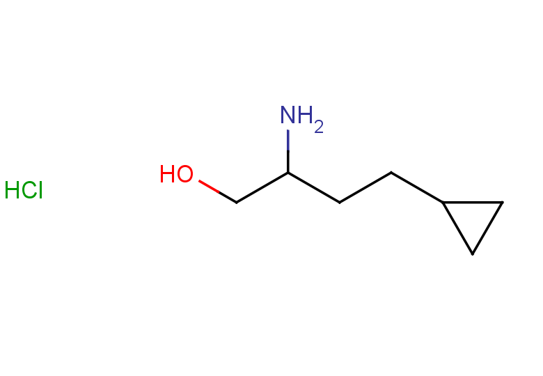 2-amino-4-cyclopropylbutan-1-ol hydrochloride