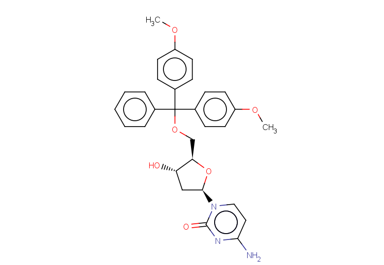 4-amino-1-[(2R,4S,5R)-5-{[bis(4-methoxyphenyl)(phenyl)methoxy]methyl}-4-hydroxyoxolan-2-yl]-1,2-dihydropyrimidin-2-one