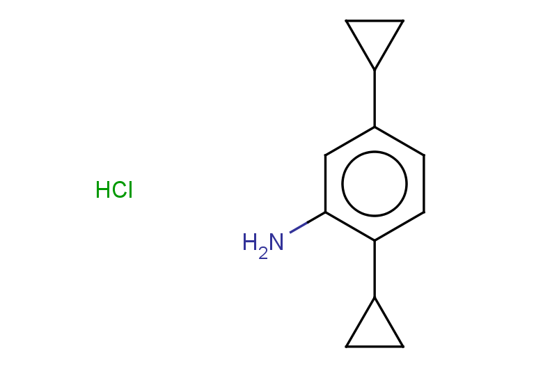 2,5-dicyclopropylaniline hydrochloride