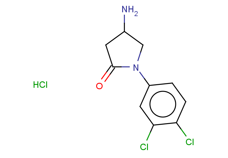 4-amino-1-(3,4-dichlorophenyl)pyrrolidin-2-one hydrochloride