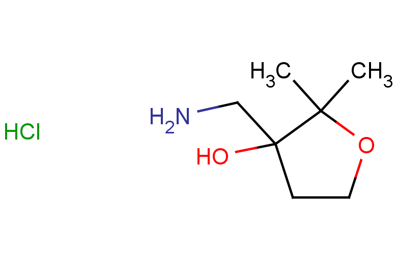 3-(aminomethyl)-2,2-dimethyloxolan-3-ol hydrochloride