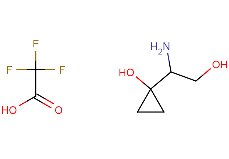 1-(1-amino-2-hydroxyethyl)cyclopropan-1-ol; 2,2,2-trifluoroacetic acid