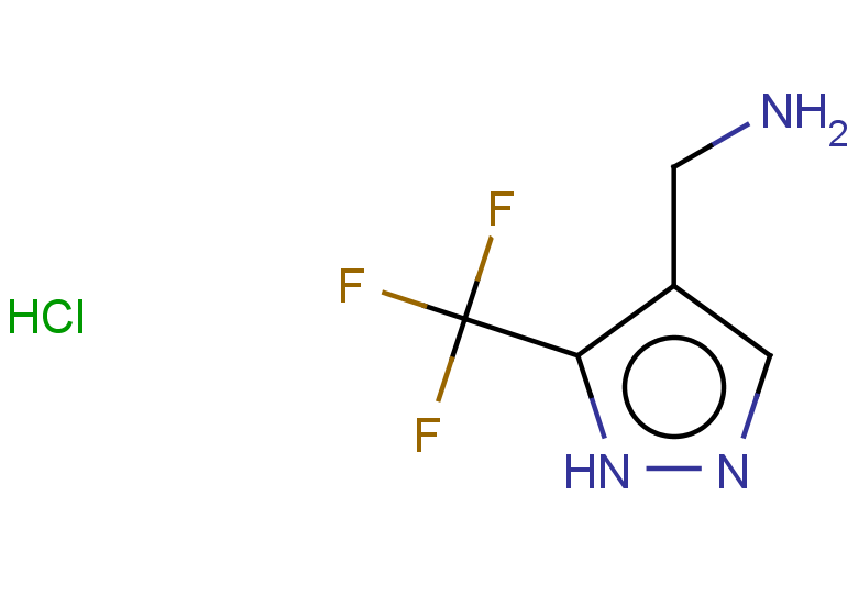 [5-(trifluoromethyl)-1H-pyrazol-4-yl]methanamine hydrochloride